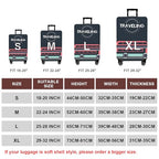 Travel Luggage Cover Suitcase Cover Protector Skins 18 (TRAVELING / S (for 18--20 inch luggage))