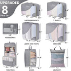 Packing Cubes for Travel (04 Gray)