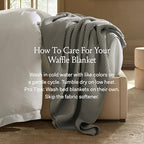 Waffle Bed Blanket (Pewter / Twin/Twin XL)