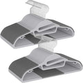 Plastic Hangers 100 Pack with Non (Gray / 100 pack)