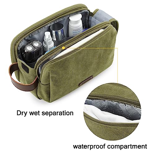 Toiletry Bag for Men (Green / Medium)