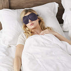 40 Blinks No Pressure Printed Eye Mask for Travel & Sleep (Lattice Plaid / 1 Count (Pack of 1))