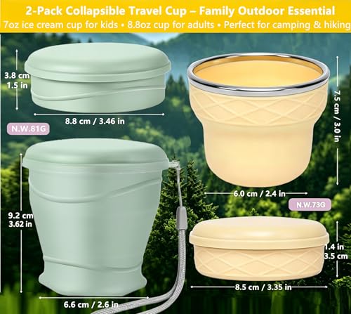 Collapsible Cup for Travel (Blue)