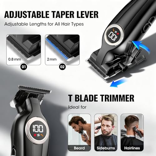 Hair Clippers for Men (Black-8886)