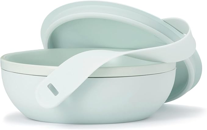 W&P Porter Ceramic Bowl Lunch Container w/ Protective Non-slip Exterior by WP
