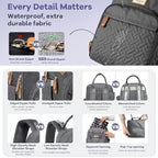 Diaper Bag Backpack (Stylish_dark Gray)