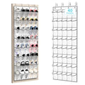 Over the Door Shoe Organizer (White - 40 Pockets)