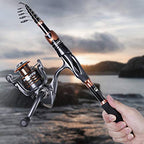 Fishing Rod and Reel Combos (Fishing rod+reel(No Lures&Line) / 2.10M / 6.89FT)