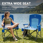 Oversize Camping Chair Heavy Duty (Royal Blue)