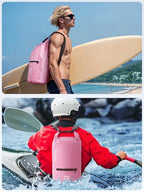 Waterproof Dry Bag Backpack with Zippered Pocket (Pink / 30L)