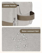 Travel Toiletry Bag for Men (L, Cream Beige / Large)
