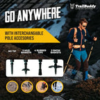 Trekking Poles (Aqua Sky / Collapsible)
