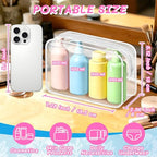 12 Pieces Clear Makeup Bags Bulk (Medium / White)
