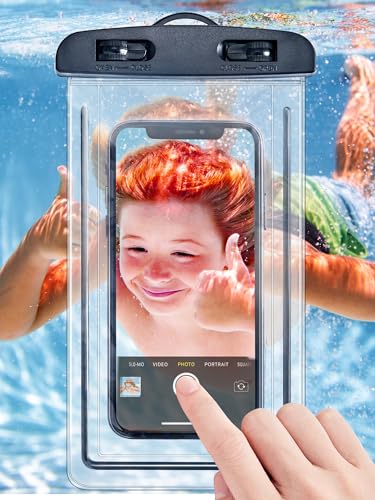 Dry Bag Waterproof Backpack with Phone Case (Orange / 40L)