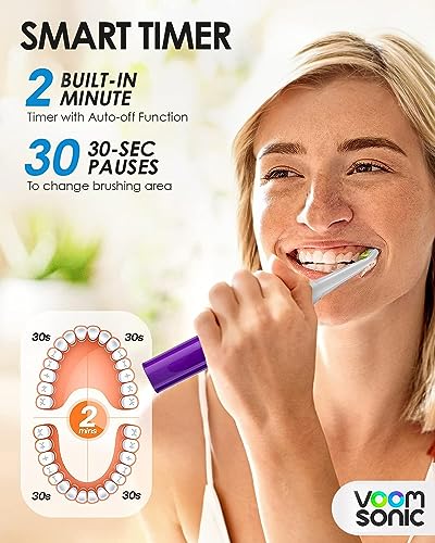 Electric Toothbrush for Adults (Purple)