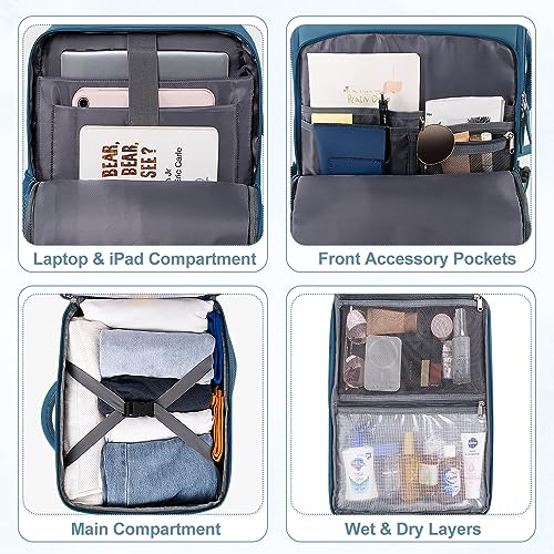 Travel Backpack (Deep Blue / X-Large)