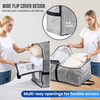 4 Pack Gray Moving Bags W (Gray / 4 Pack Large)