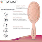 Detangling Brush for Curly Hair (Champagne)