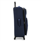 Anzio Softside Expandable Luggage with Spinner Wheels (Navy / 30-Inch Large)