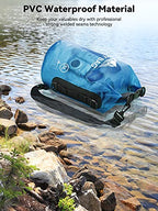 Dry Bag Waterproof Backpack with Phone Case (Blue / 30L)