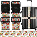 Luggage Straps for Suitcases (Red Yellow)