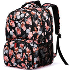 Lunch Backpack for Women (Black Pink)