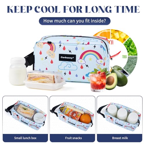 Small Cooler Bag (Blue-Rainbow)