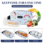 Small Cooler Bag (Blue-Rainbow)