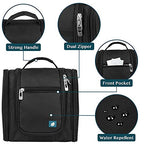 Toiletry Bag Travel Bag for Women Men (Standard (9x4x9) / Black)