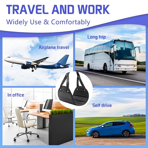 2 Pack Airplane Foot Hammock for Plane Travel (2PACK)