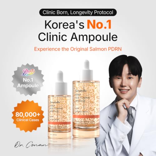 PDRN Vitamin C Serum Toning Ampoule JUMBO SIZE (2.36 Fl Oz (Pack of 1))