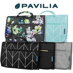 Hanging Toiletry Bag for Women Men Foldable Travel Organizer (Black)