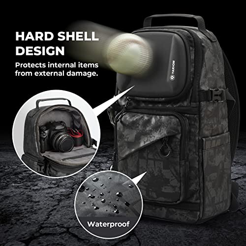 Camera Sling Bag DSLR Sling Backpack for Photographers with Waterproof Raincover Tripod Holder TR (Large / Sling Bag Grey)