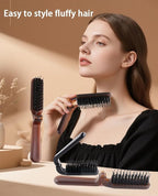 1 Pc Black Travel Folding Comb- Portable Travel Collapsible Anti-Static Pocket Hair Styling Tool for Women and Men ﻿