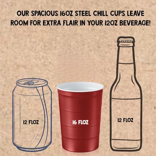 16 oz. Durable & Reusable Party Cups (Red / 180 Count)