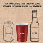 16 oz. Durable & Reusable Party Cups (Red / 180 Count)