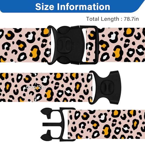 2 Pack Luggage Straps for Suitcases (24020 Beige Eggs)