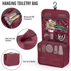 10 Set Packing Cubes for Travel Essentials (12 Wine Red)