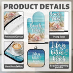Beach Coastal Kitchen Decor Set (Beach Coastal)