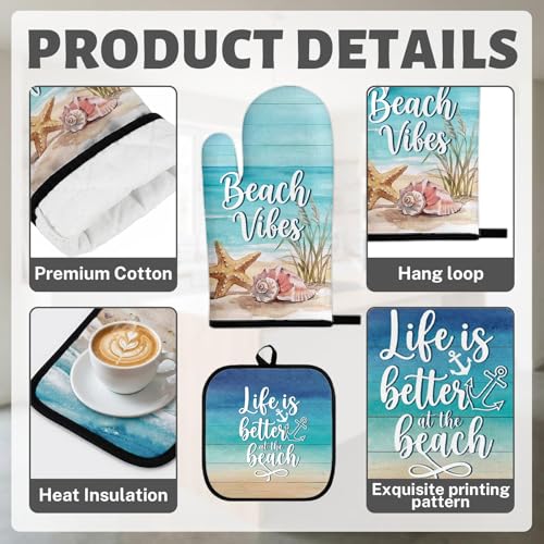 Beach Coastal Kitchen Decor Set (Beach Coastal)