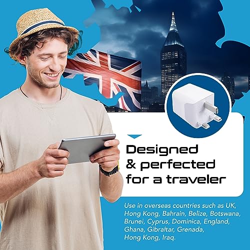 UK Plug Adapter (Ivory)