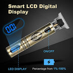 Professional Hair Trimmer for Men (Bronze With Lcd)