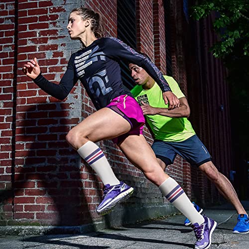 8 Pairs Compression Socks for Men & Women 20 (Small-Medium / 15-8 Pairs-3)