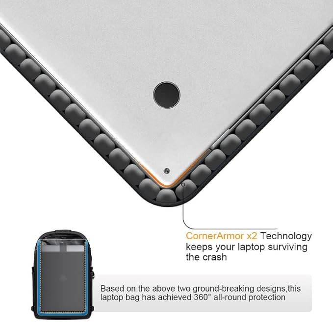 Tzowla Travel Laptop Backpack Water Resistant Anti-Theft Bag - Image 3