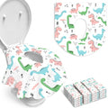 20 Pack Disposable Toilet Seat Covers (Dinosaurs)