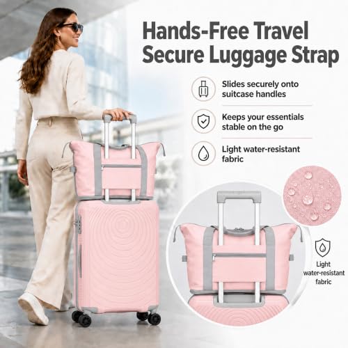 Luggage Sets 5 Piece (Macaron Pink / 5 Piece Sets (21/25/29/Db/Tb))