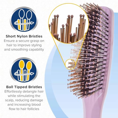 Gentle Pink Hair Brush Set (Set / Pink)