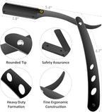 Professional Black Hair Cutting Scissors Sets Stainless Steel Barber Hairdressing Scissors Salon Multifunctional Thinning Scissors Straight Shears Tools for Mother Father Friends' Christmas Gift