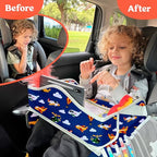 Kids Travel Tray for Car (1-pack Airplane)