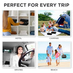 5pc Large Packing Cubes for Travel (5pc Black / Large)